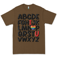 Cacao pride alphabet Premium Tee - MaliasSmallBusiness