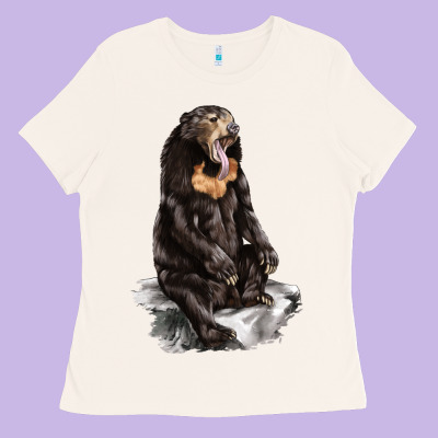 Malayan Sun Bear Ladies Tee Designed By Lillyallendesigns