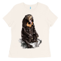 Bone Malayan Sun Bear Ladies Tee - LillyAllenDesigns