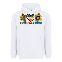 White Fatih love freedom Heavyweight Hoodie - FaDigitalArtStudio