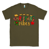 Army Green christmas vibes Classic Tee - BundleAndBundleShop