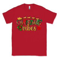 Red christmas vibes Classic Tee - BundleAndBundleShop