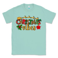 Seafoam christmas vibes Classic Tee - BundleAndBundleShop