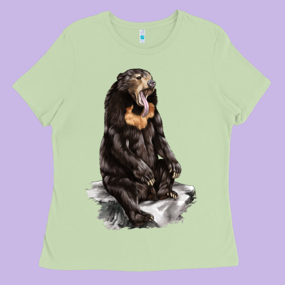 Malayan Sun Bear Ladies Tee Designed By Lillyallendesigns