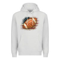 American Flag Football Leopard Premium Hoodie | Teevron