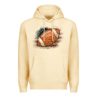 Pina Colada American Flag Football Leopard Premium Hoodie - CowCowDesign