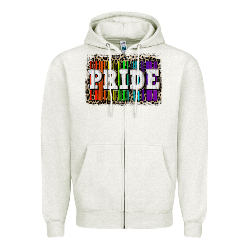 Pride Barcode Zipper Hoodie by CowGirlArtShop | Teevron