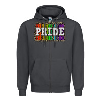 Smoke Pride barcode Zipper Hoodie - CowGirlArtShop
