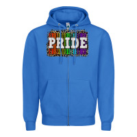 True Royal Pride barcode Zipper Hoodie - CowGirlArtShop