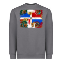 Storm Mexican and Puerto Rico Flag Heavyweight Sweatshirt - texasbilliewilder