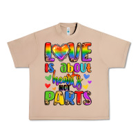 Love Is About Hearts Not Parts Urban Heavy Tee | Teevron