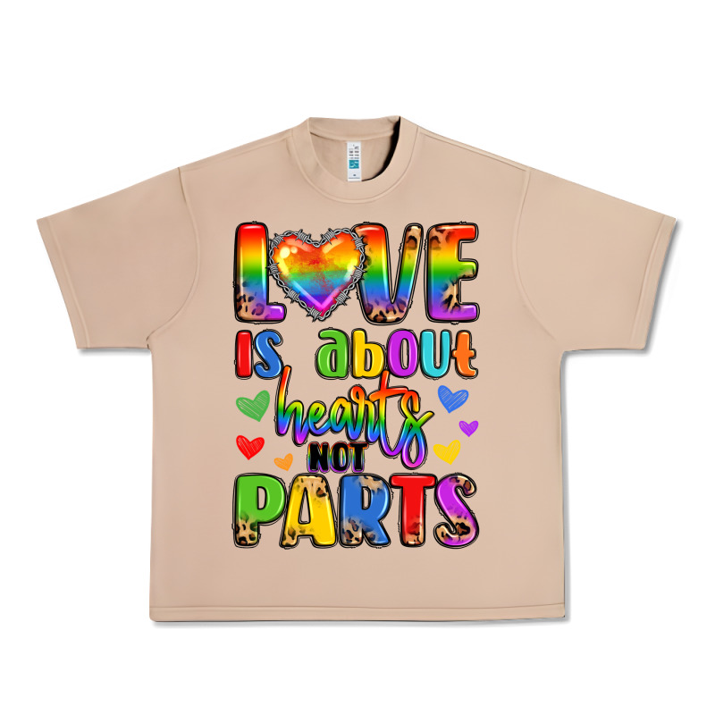 Love Is About Hearts Not Parts Urban Heavy Tee by LillyAllenDesigns | Teevron