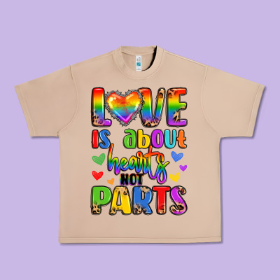 Love Is About Hearts Not Parts Urban Heavy Tee Designed By Lillyallendesigns