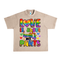 French Oak love is about hearts not parts Urban Heavy Tee - LillyAllenDesigns