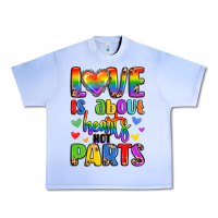 Grape Ice love is about hearts not parts Urban Heavy Tee - LillyAllenDesigns