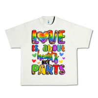 Pistachio love is about hearts not parts Urban Heavy Tee - LillyAllenDesigns