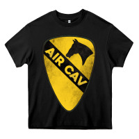 Black 1st cavalry division air cav Heavy Core Tee - Jasminsmagicworld
