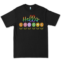 Black hello spring Premium Tee - MaliasSmallBusiness