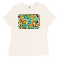 Bone western fall vibes background Ladies Tee - Jasminsmagicworld
