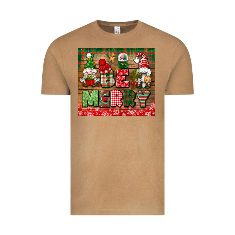 Be Merry Tumbler Vintage Tee by BundleAndBundleShop | Teevron