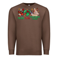Chestnut peace love christmas cakes bbs Premium Sweatshirt - BundleAndBundleShop