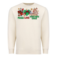 Sandshell peace love christmas cakes bbs Premium Sweatshirt - BundleAndBundleShop