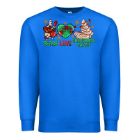 True Royal peace love christmas cakes bbs Premium Sweatshirt - BundleAndBundleShop