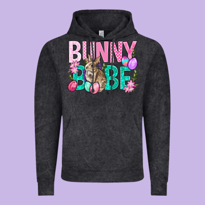 Bunny Babe Easter Vintage Hoodie Designed By Bundleandbundleshop