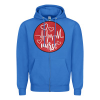 True Royal nurse coaster Zipper Hoodie - CowGirlArtShop