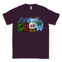 Plum let it snow Classic Tee - BundleAndBundleShop
