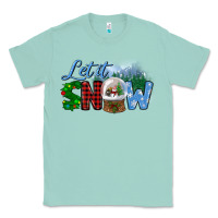 Seafoam let it snow Classic Tee - BundleAndBundleShop
