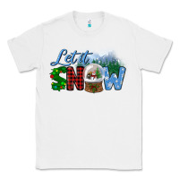 White let it snow Classic Tee - BundleAndBundleShop