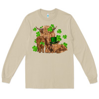 Mushroom st patricks day cow family Long Sleeve Tee - RanaPortraitStore