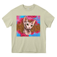 Mossy Western Sphynx Cat Heavy Core Tee - LillyAllenDesigns