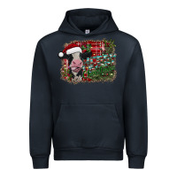 Navy merry christmas cow Urban Hoodie - CowhideDigitalArt