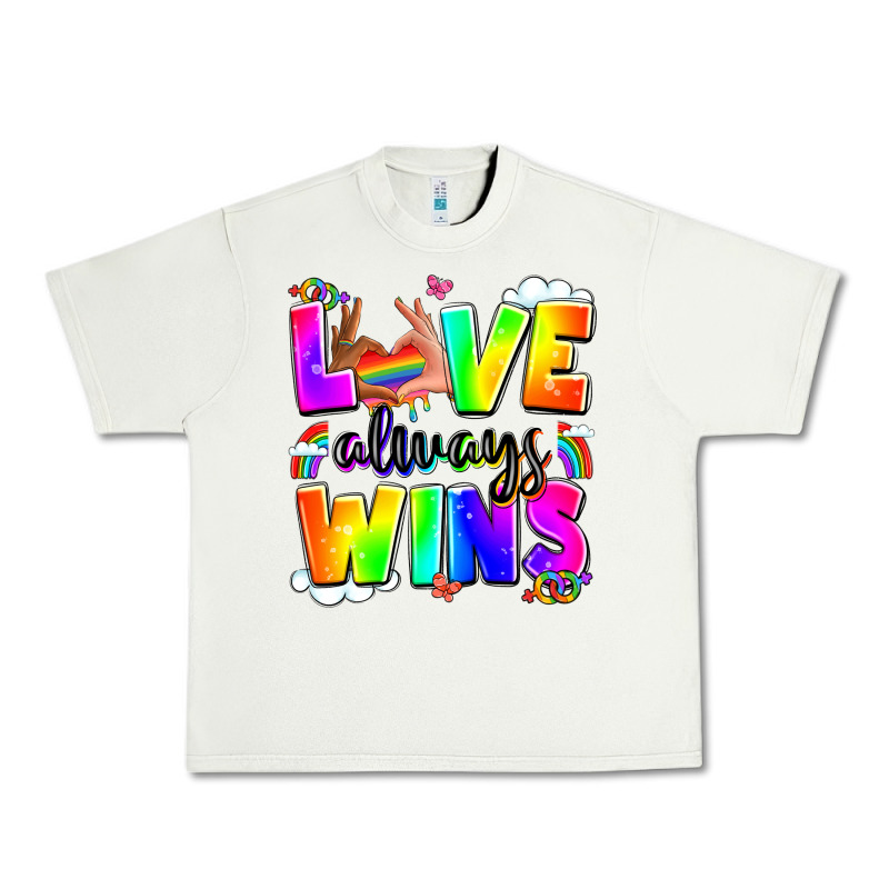 Love Always Wins Urban Heavy Tee by LillyAllenDesigns | Teevron