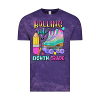 Cloud Purple rolling into eighth grade Vintage Tee - BundleAndBundleShop