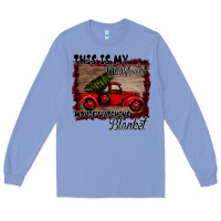 Colony Blue Christmas Movie Watching Blanket Long Sleeve Tee - Bettercallsaul