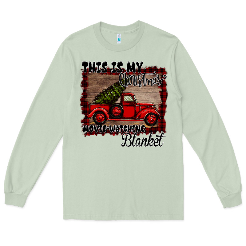 Christmas Movie Watching Blanket Long Sleeve Tee by Bettercallsaul | Teevron