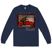 Navy Christmas Movie Watching Blanket Long Sleeve Tee - Bettercallsaul
