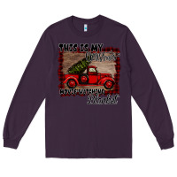 Plum Christmas Movie Watching Blanket Long Sleeve Tee - Bettercallsaul