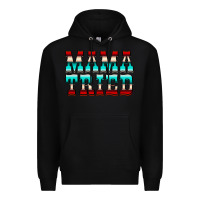 Black Mama Tried Serape Premium Hoodie - CowCowDesign