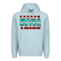 Blue Mist Mama Tried Serape Premium Hoodie - CowCowDesign