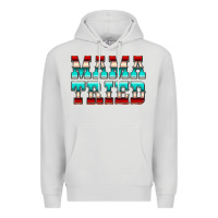 Dove Grey Mama Tried Serape Premium Hoodie - CowCowDesign