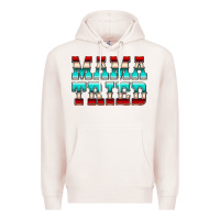 Pale Pink Mama Tried Serape Premium Hoodie - CowCowDesign