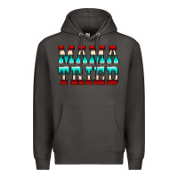 Smoke Mama Tried Serape Premium Hoodie - CowCowDesign
