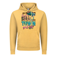 Vintage Mustard Just A Small Town Girl With Truck Vintage Hoodie - BundleAndBundleShop