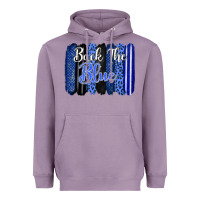 Lavender Back the blue brushstrokes Heavyweight Hoodie - FaDigitalArtStudio