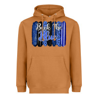 Meerkat Back the blue brushstrokes Heavyweight Hoodie - FaDigitalArtStudio