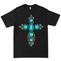 Black gemstone leopard cross Premium Tee - JahusDesignShop